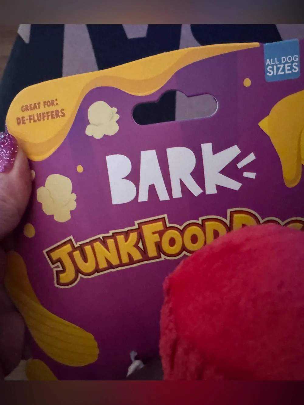 Bark Box XL Dog Toy Corgi Cola giant plush crinkles & squeaks NEW 13 inches